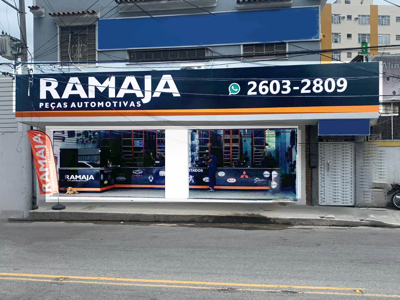 Fachada da Loja 3 - Ramaja Auto Peças